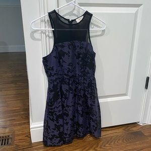 Pins & Needles Navy/Black Mini Dress XS